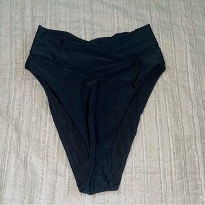Aerie high rise cheeky crossover bikini bottoms